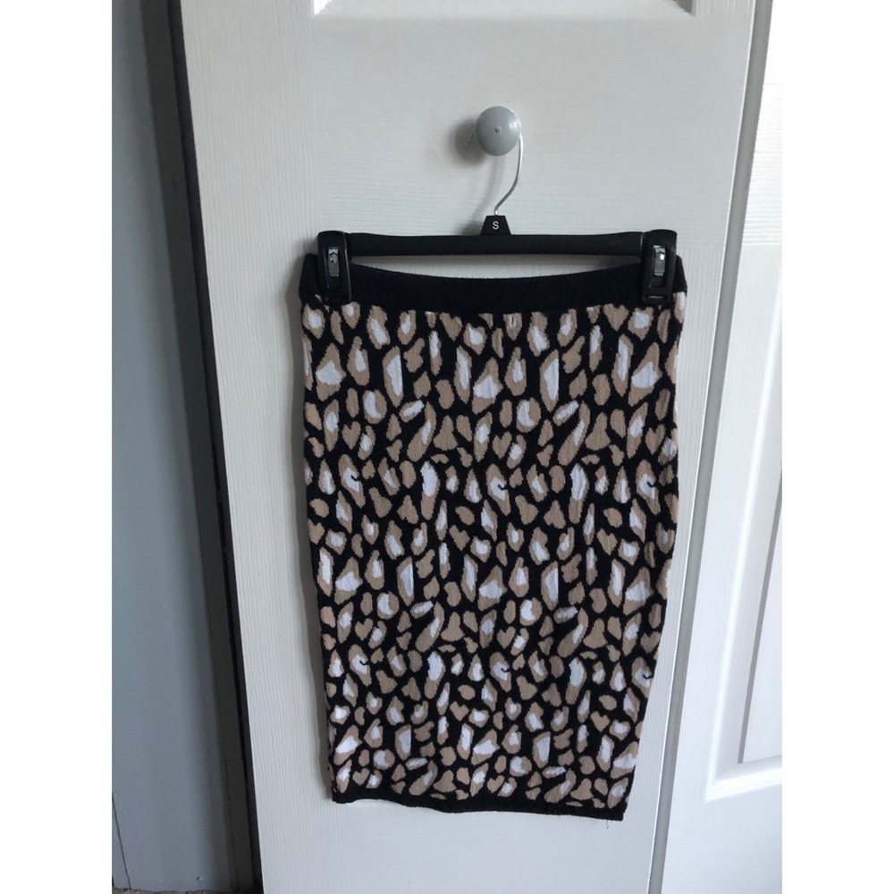 Cheetah Sweater Skirt